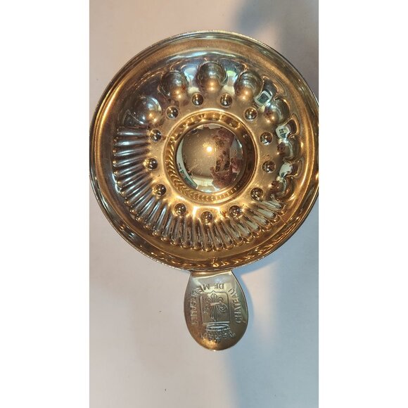 Sommeliers tasting cup A shallow Chateau De Meupsault, silver tastevin tradition - Picture 6 of 15